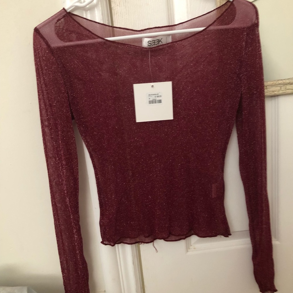 LF glitter top
